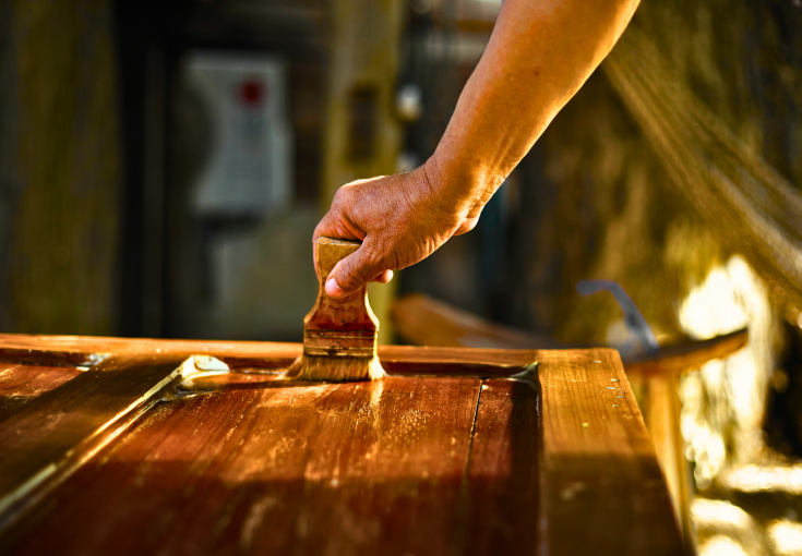 wood staining